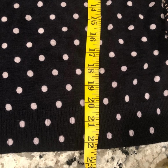 Rebecca Taylor Sweater Wool Silk Polka Dot NWT - Picture 8 of 11